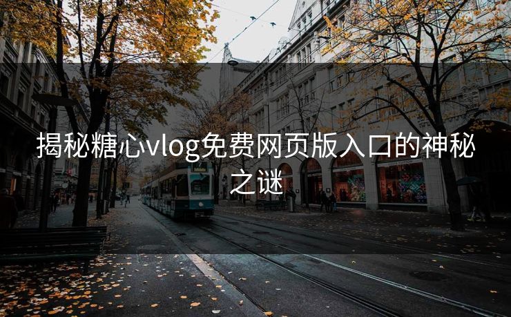 揭秘糖心vlog免费网页版入口的神秘之谜